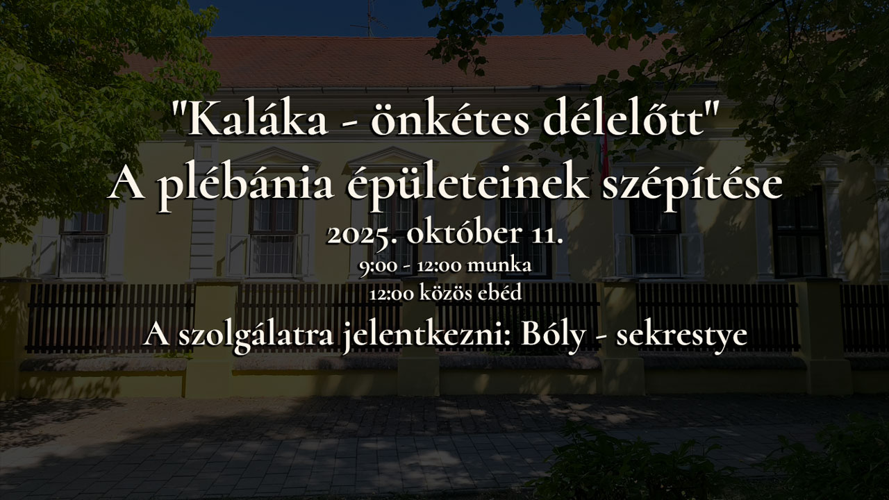 "Kaláka - önkétes délelőtt"