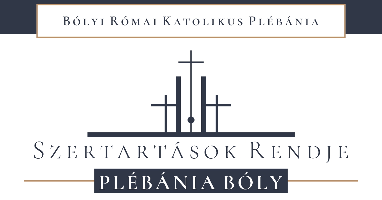 Heti szertartások a plébánia területén